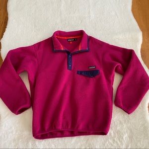 💕Patagonia Fuchsia Fleece Pullover